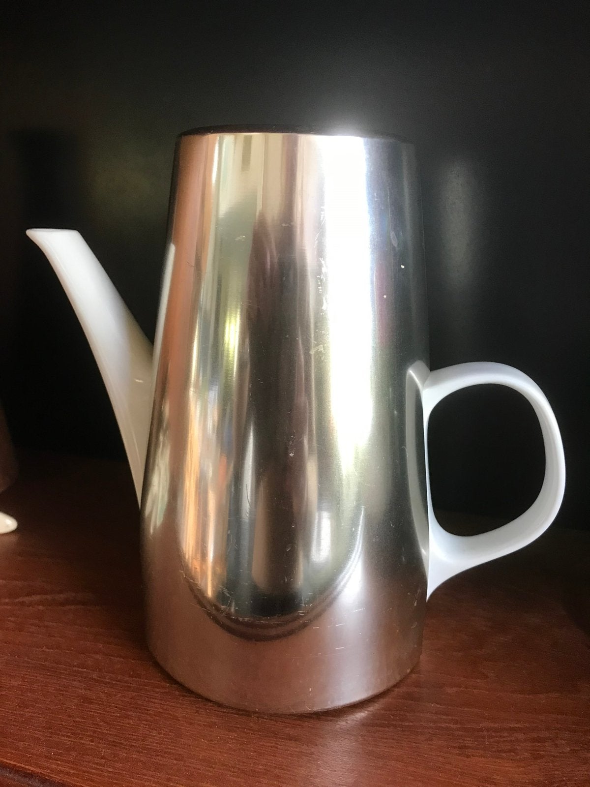 Vintage Melitta koffiekan / theekan met warmhoudkap Germany, Ophalen of Verzenden