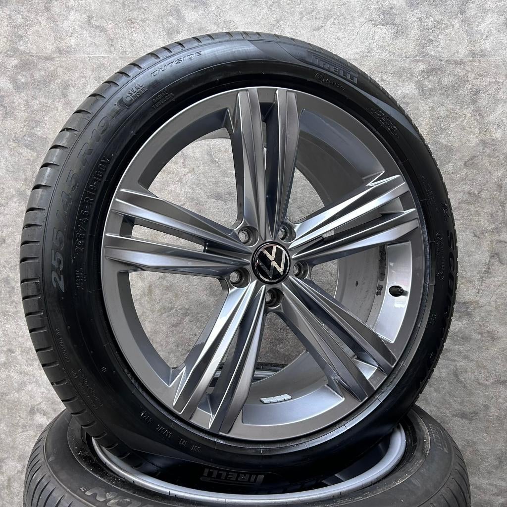 19 inch originele Sebring velgen + zomerbanden VW Tiguan, 19 inch, Gebruikt, 255 mm, Banden en Velgen