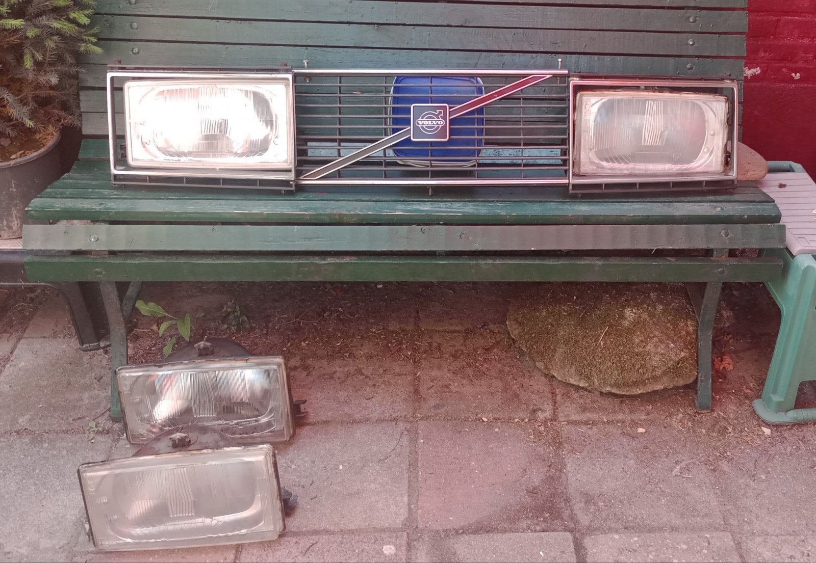 Koplampenset Volvo 240 1979 compleet, Ophalen of Verzenden, Gebruikt
