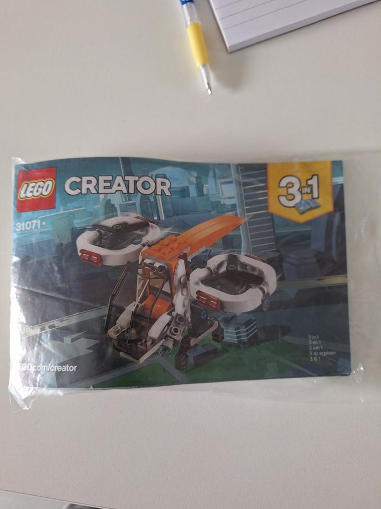 LEGO Creator 31071 Drone Explorer, Ophalen of Verzenden, Zo goed als nieuw, Overige merken