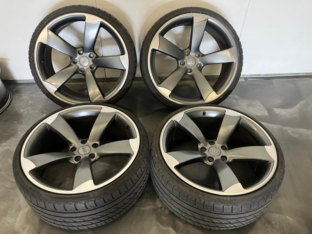 20" Rotor Audi velgen met zgan Zomerbanden 5x112, Auto-onderdelen, Banden en Velgen, Ophalen, Gebruikt, Banden en Velgen, 235 mm