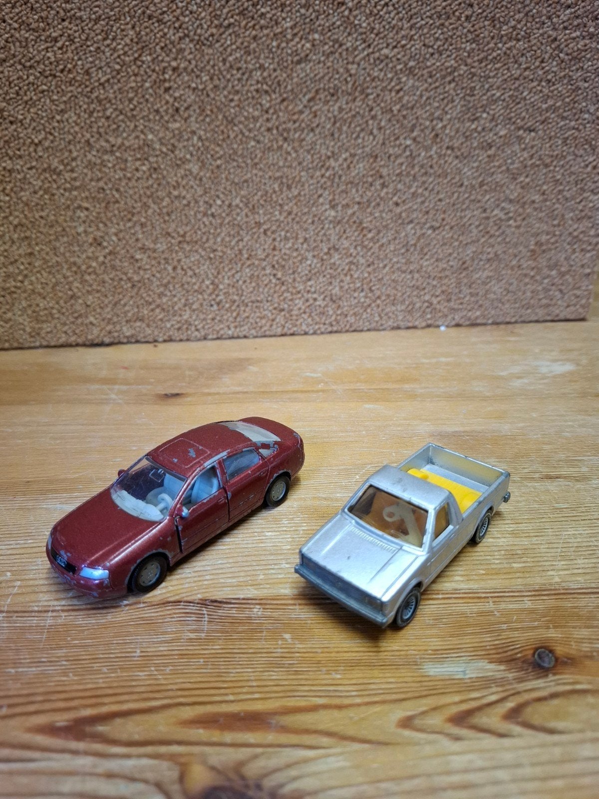 Siku VW Caddy en Audi, Ophalen of Verzenden, Gebruikt, Auto, SIKU