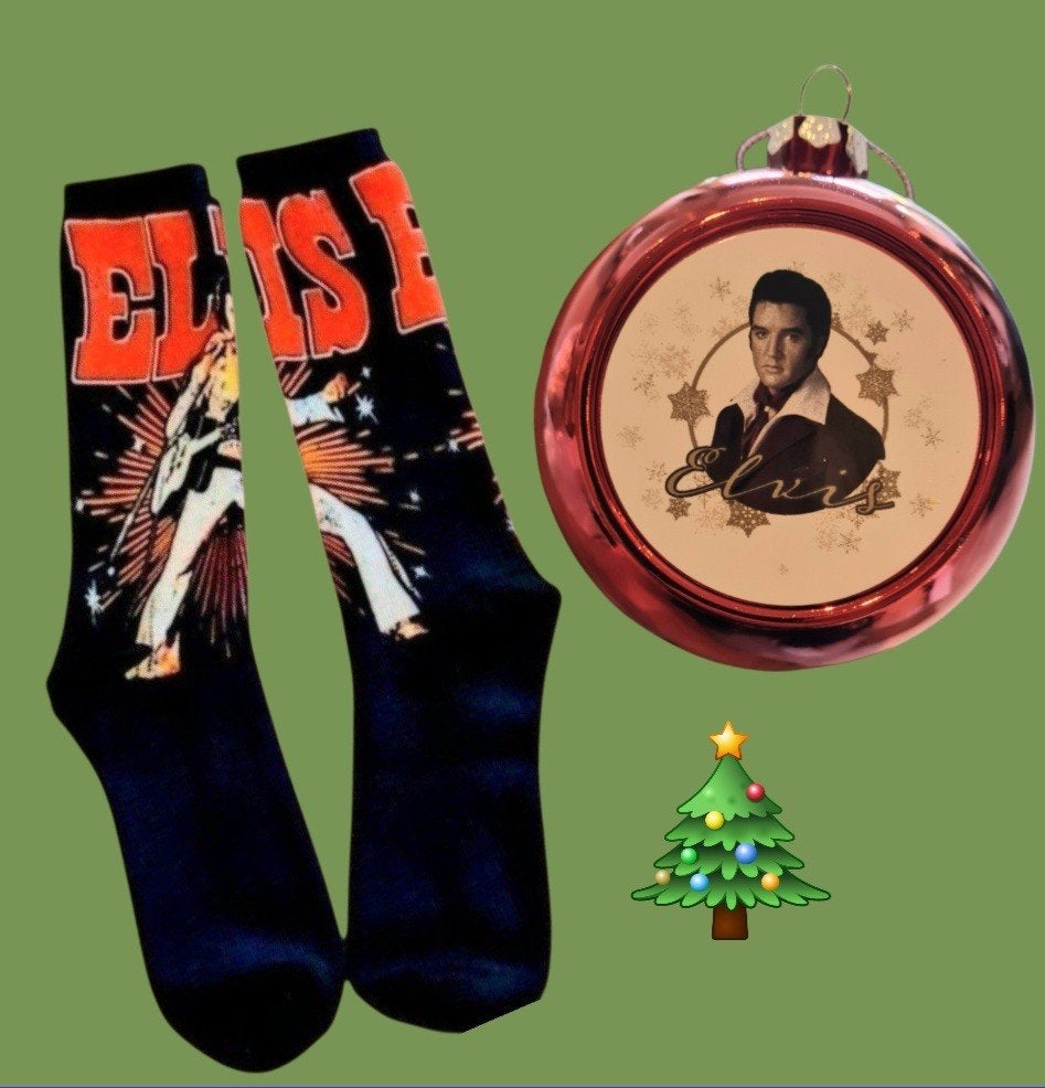 ELVIS PRESLEY SOKKEN + KERST BAL ELVIS PRESLEY, Ophalen of Verzenden, Nieuw