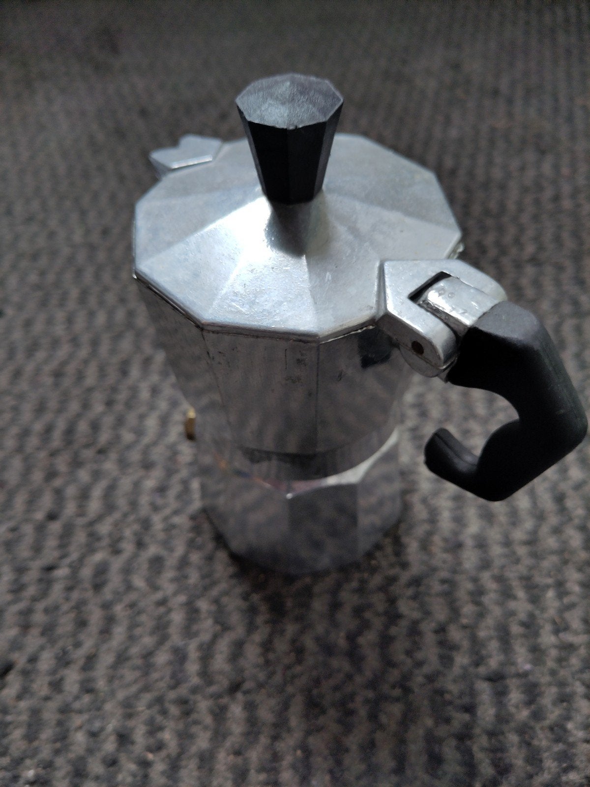 Kleine Percolator - 11cm hoog - Aluminium, Witgoed en Apparatuur, Gebruikt, Overige modellen, Gemalen koffie, Ophalen of Verzenden