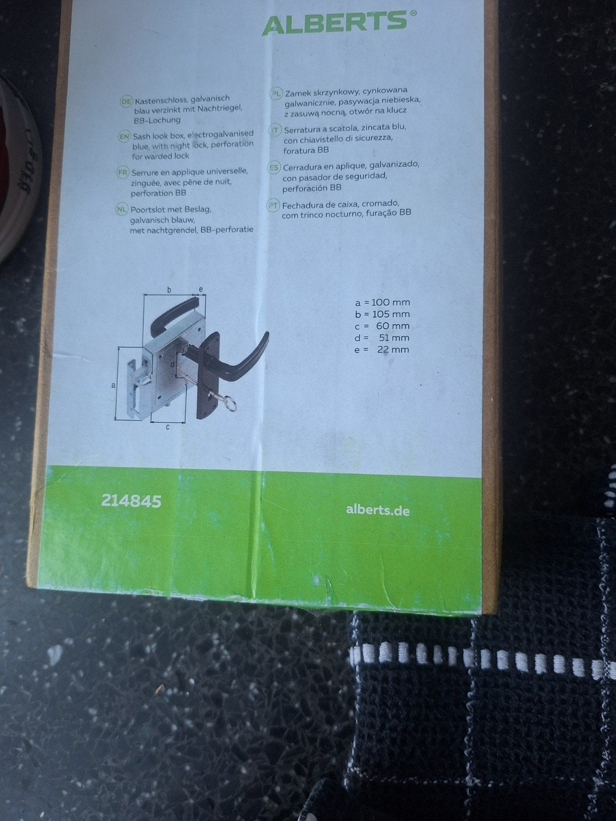 Alberts Poortslot - Nieuw in Verpakking, Ophalen of Verzenden, Nieuw, Slot