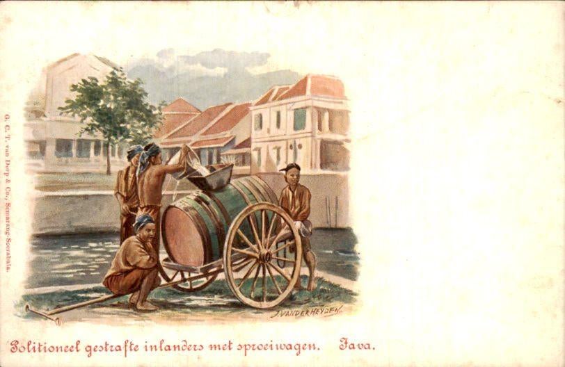 Nederlands Indië - Gestraften - Sproeiwagen - 1900, Verzenden, Voor 1920, Ongelopen, Noord-Holland