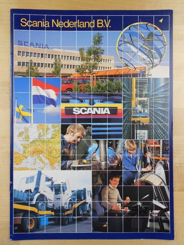Scania in Nederland Brochure ca 1985, Ophalen of Verzenden, Zo goed als nieuw, Overige merken, Scania