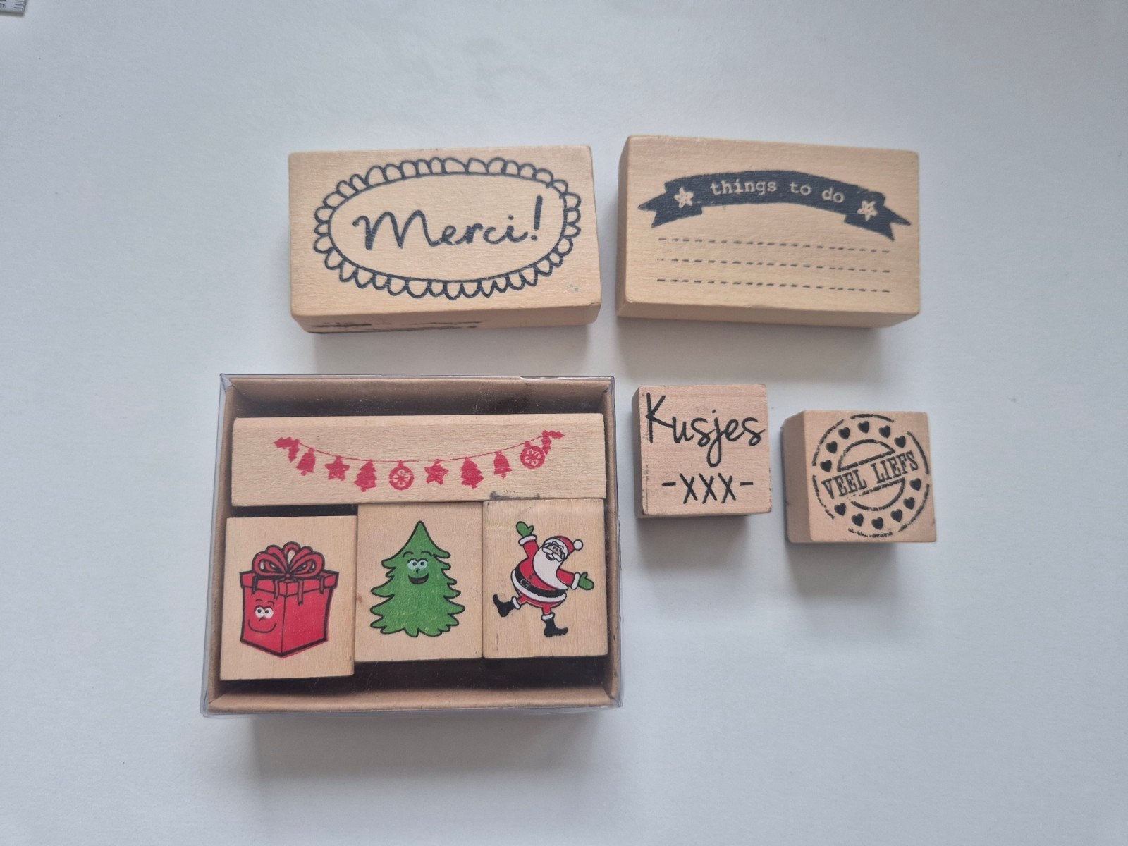 Stempels, Ophalen, Gebruikt, Houten stempel