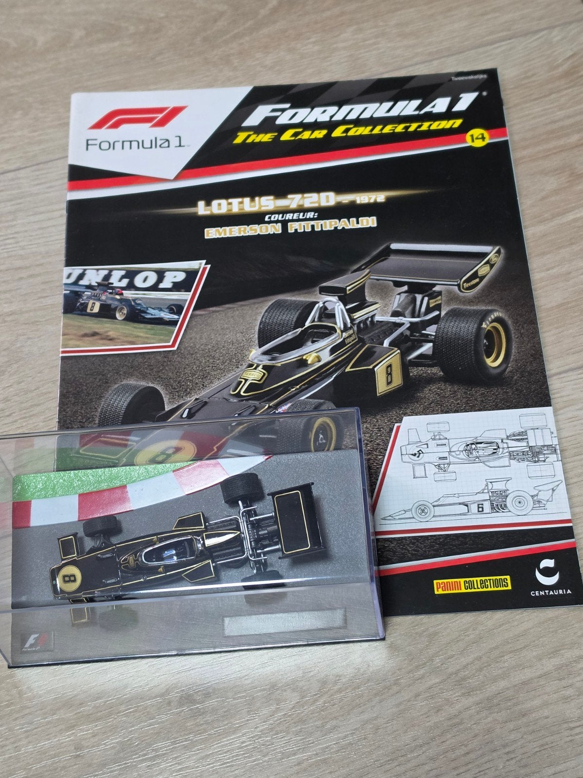 Formule 1 Car Collection Lotus 72D - Emerson Fittipaldi, Ophalen of Verzenden, Nieuw, Auto, Overige merken