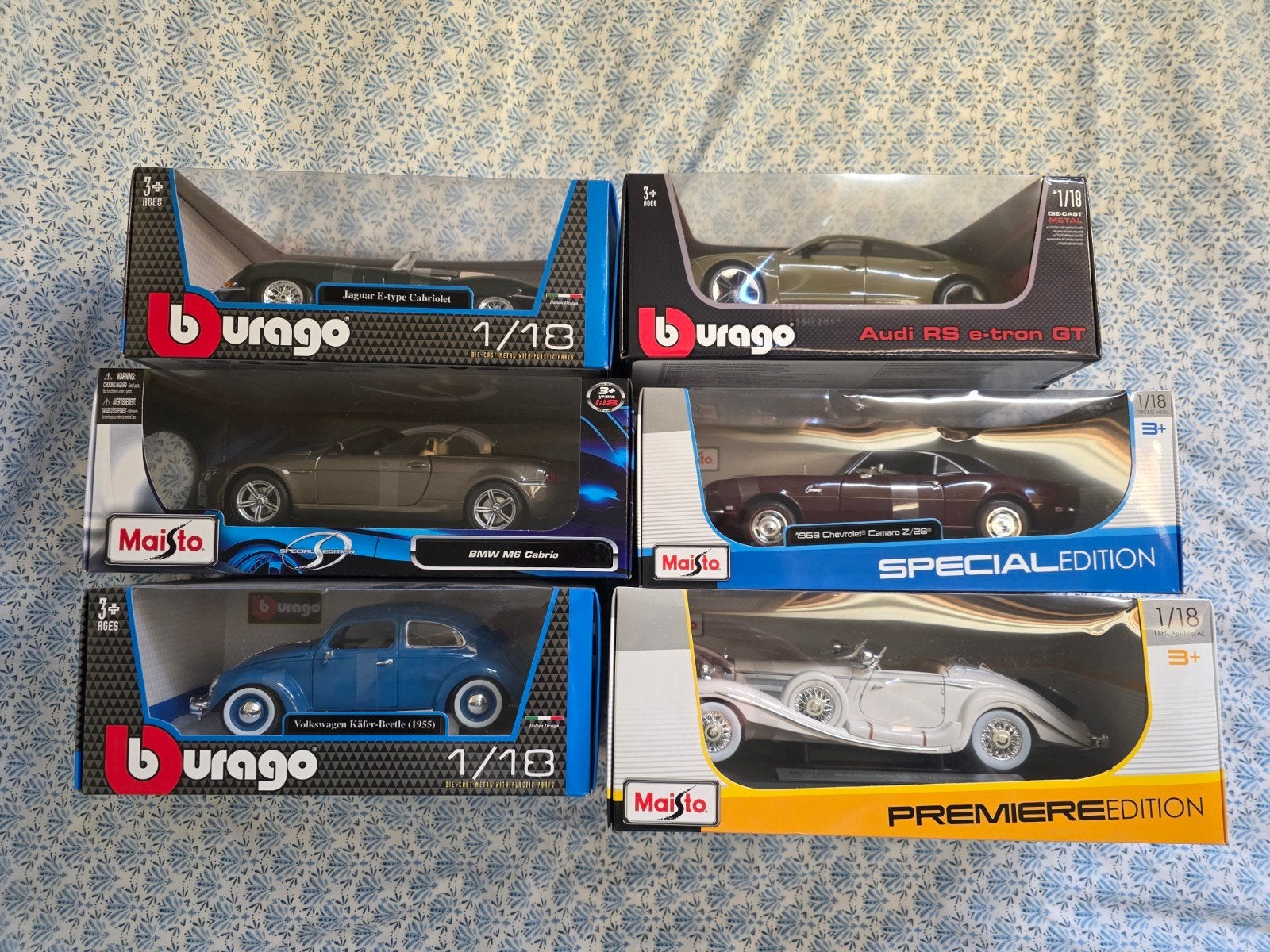 Splinternieuw Burago en Maisto modelauto's 1/18, Ophalen of Verzenden, Nieuw, Auto, Overige merken