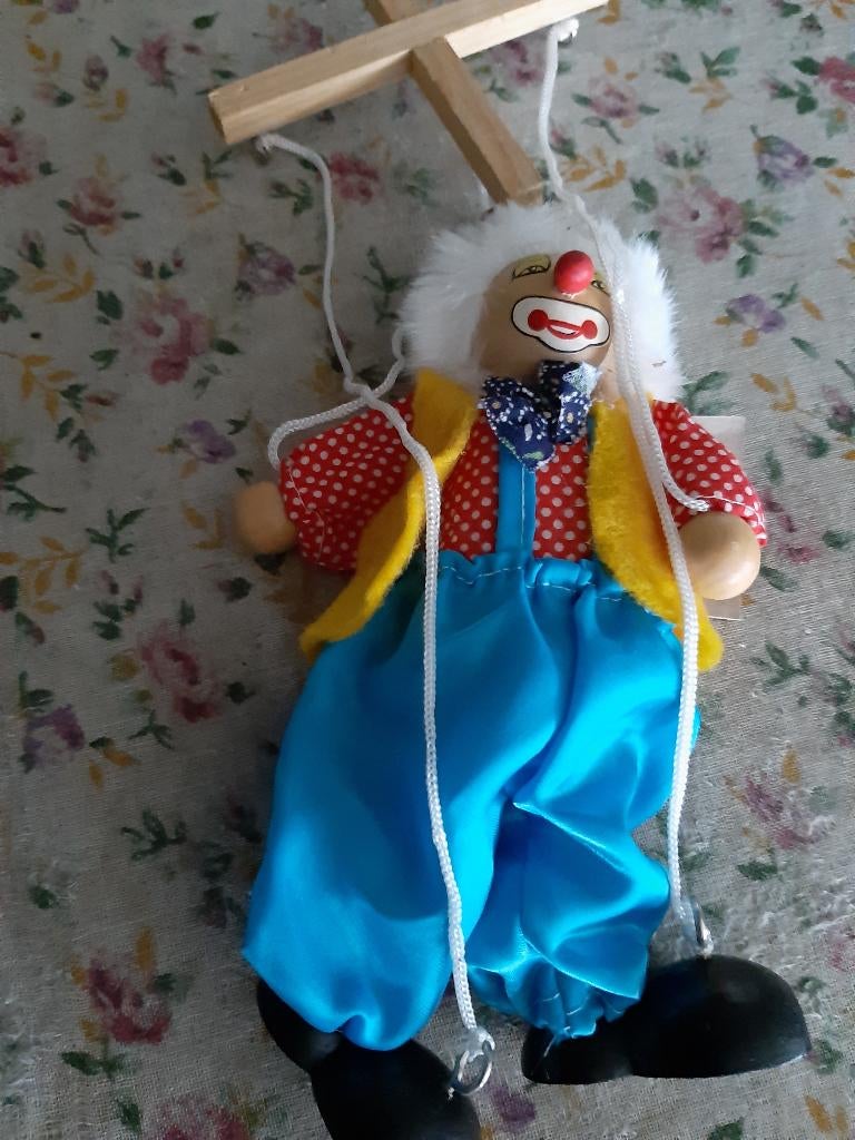 Marionet clown. (nieuw), Ophalen of Verzenden, Nieuw