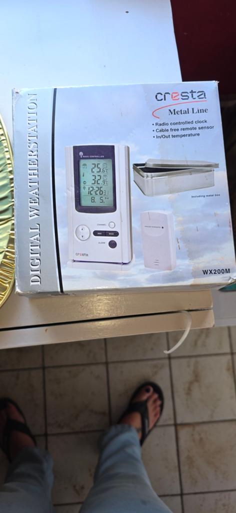 Weerstation nog nieuw in doos, Ophalen, Nieuw