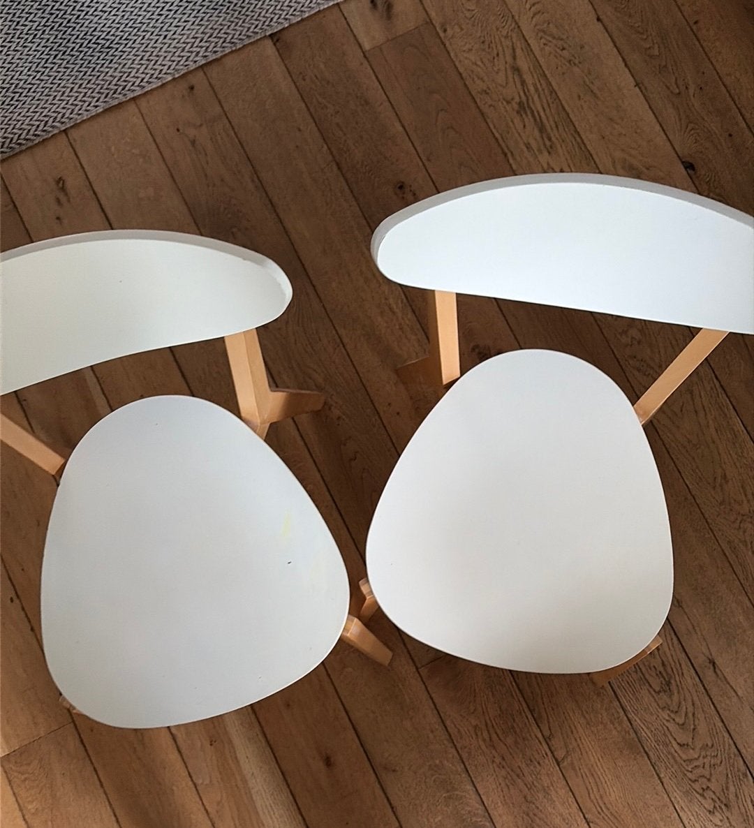 Houten stoel ikea nordmyra, Ophalen, Gebruikt, Twee, Wit