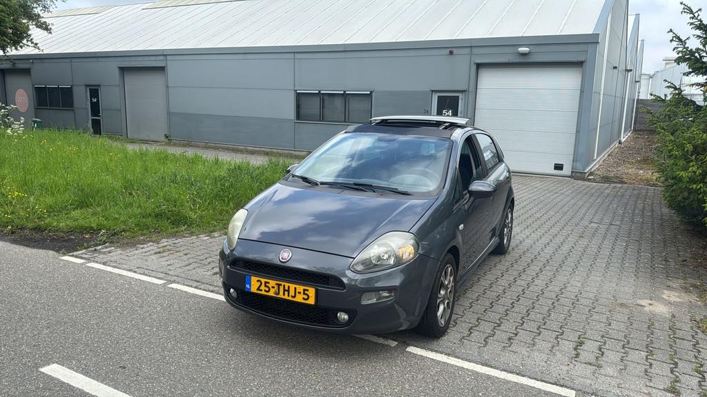 Fiat Punto Evo 1.3 M-Jet Lounge PANORAMA DAK CLIMA GRIJS 201, Auto's, Voorwielaandrijving, Euro 5, Gebruikt, 4 cilinders