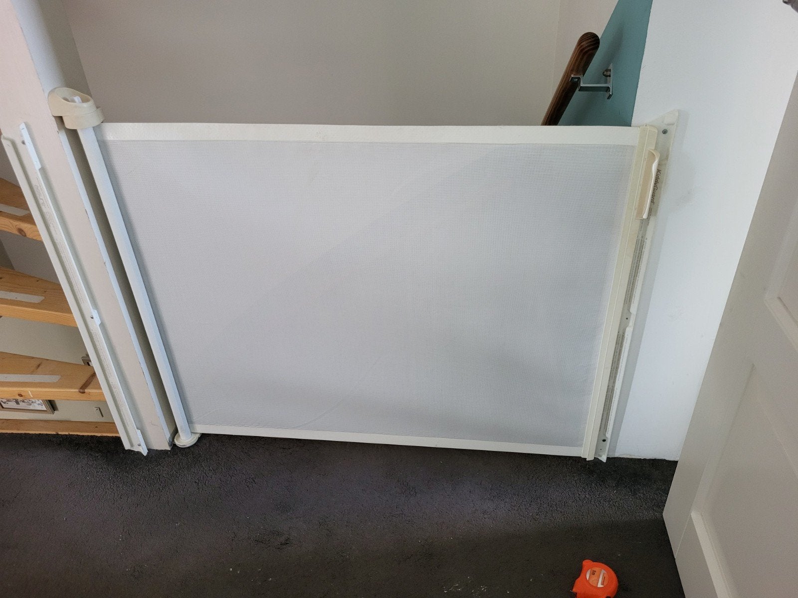 2x Lascal KiddyGuard Assure oprolbare traphekjes, Kinderen en Baby's, Traphekjes, Ophalen, Zo goed als nieuw, Oprolhekje