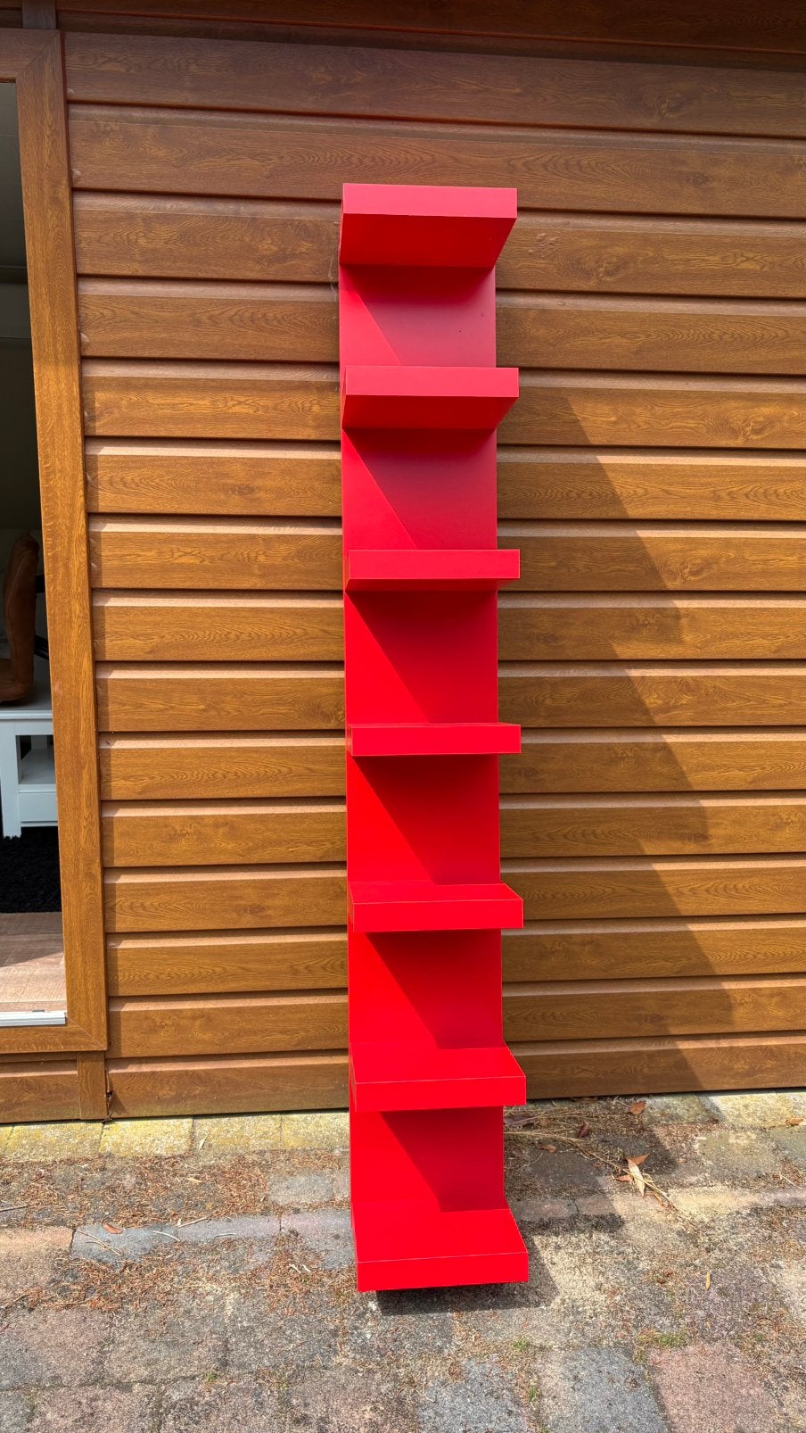 Ikea meubel met bijpassende wandplank, Ophalen, Gebruikt, Hout, Cd's of Dvd's