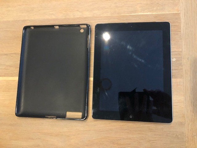 Apple iPAd - Rubberen / siliconen beschermhoes, Computers en Software, 9 inch, Gebruikt, 32 GB, Apple iPad