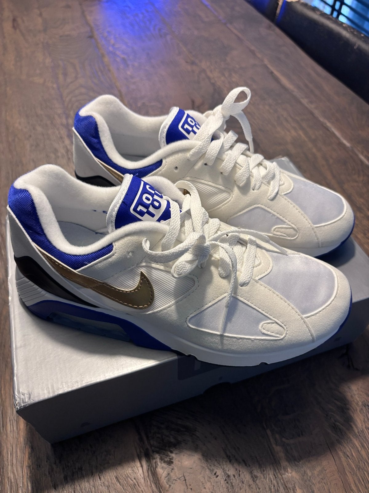 Nike Air Max 180 'Summit White Concord' Maat 40.5, Ophalen of Verzenden, Nieuw, Wit, Sneakers of Gympen