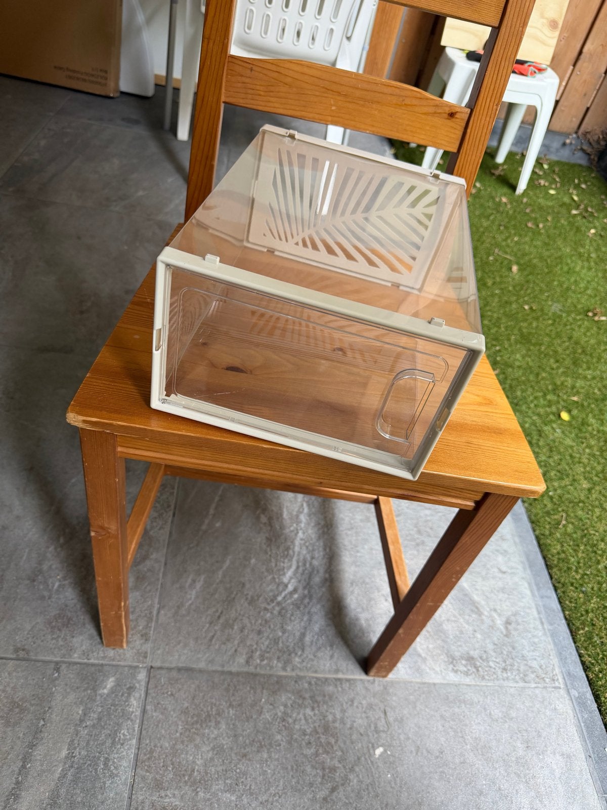 Transparante Opbergdozen voor Schoenen, Ophalen, Gebruikt