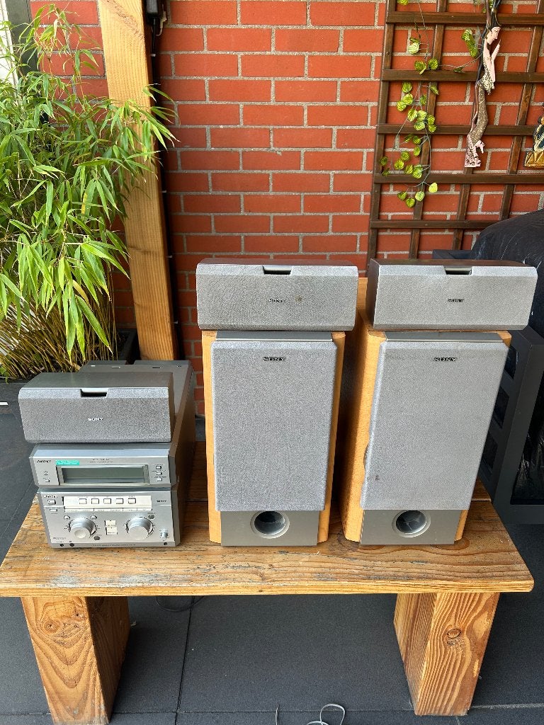 Sony MHC-NX3AV systeem (mist CD gedeelte), Ophalen of Verzenden, Speakers, Sony