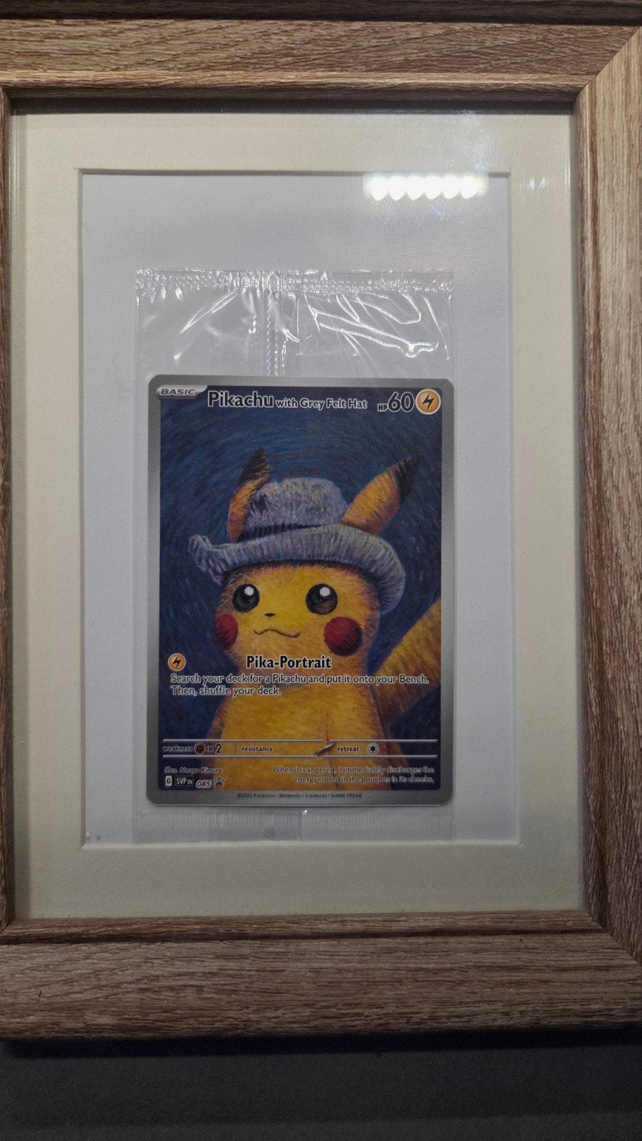 Pikachu with Grey Felt Hat van Gogh Sealed te koop, Ophalen of Verzenden, Nieuw, Losse kaart