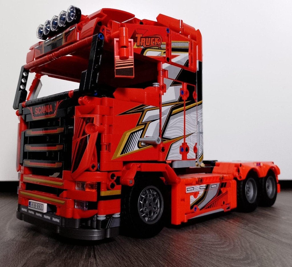 "Iceman" Scania V8, Kimi Räikkönen lego truck / vrachtwagen, Ophalen of Verzenden, Nieuw, Overige merken