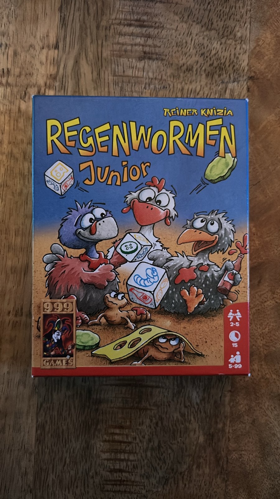 Regenwormen Junior, Een of twee spelers, Ophalen, Gebruikt