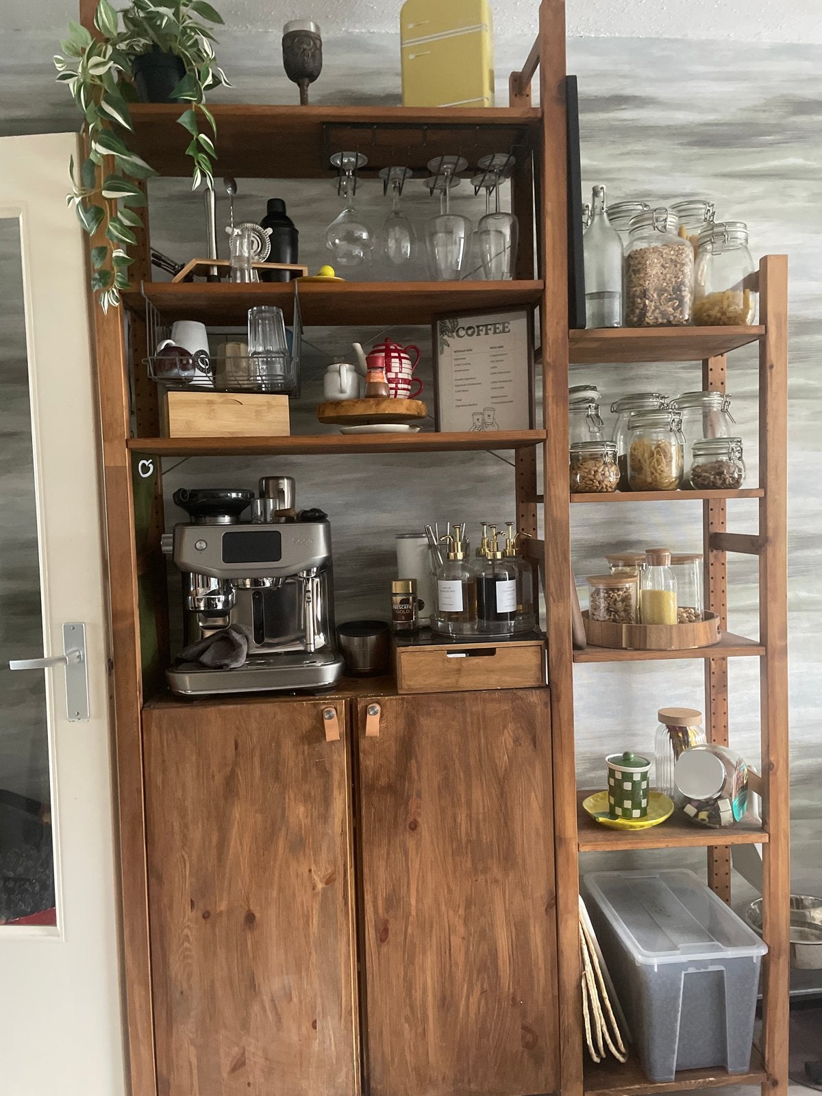 Ikea Ivar Kast met 10 planken (groot en klein deel), Ophalen, Gebruikt