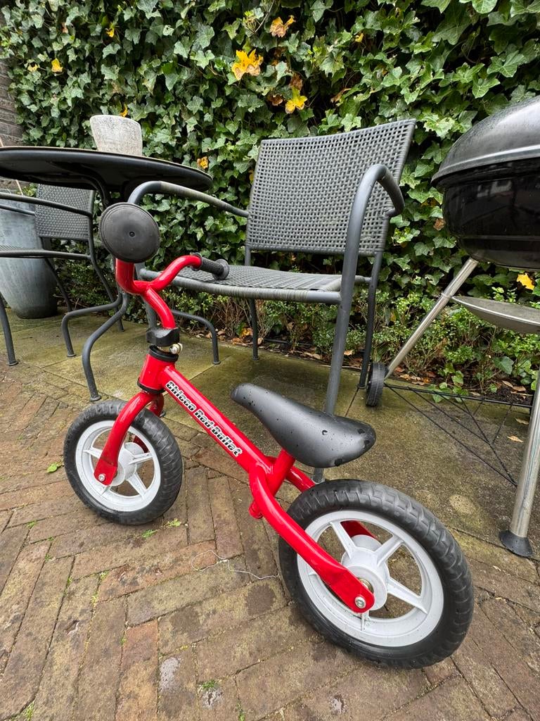 Kinder loopfiets / balansfiets – rood – goede staat, Ophalen, Gebruikt, Loopfiets