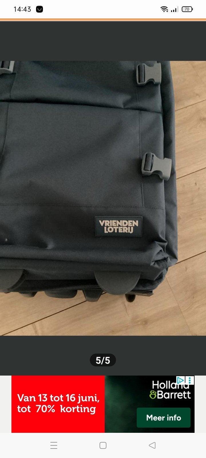 VriendenLoterij reiskoffer, Ophalen of Verzenden, Nieuw, Wieltjes