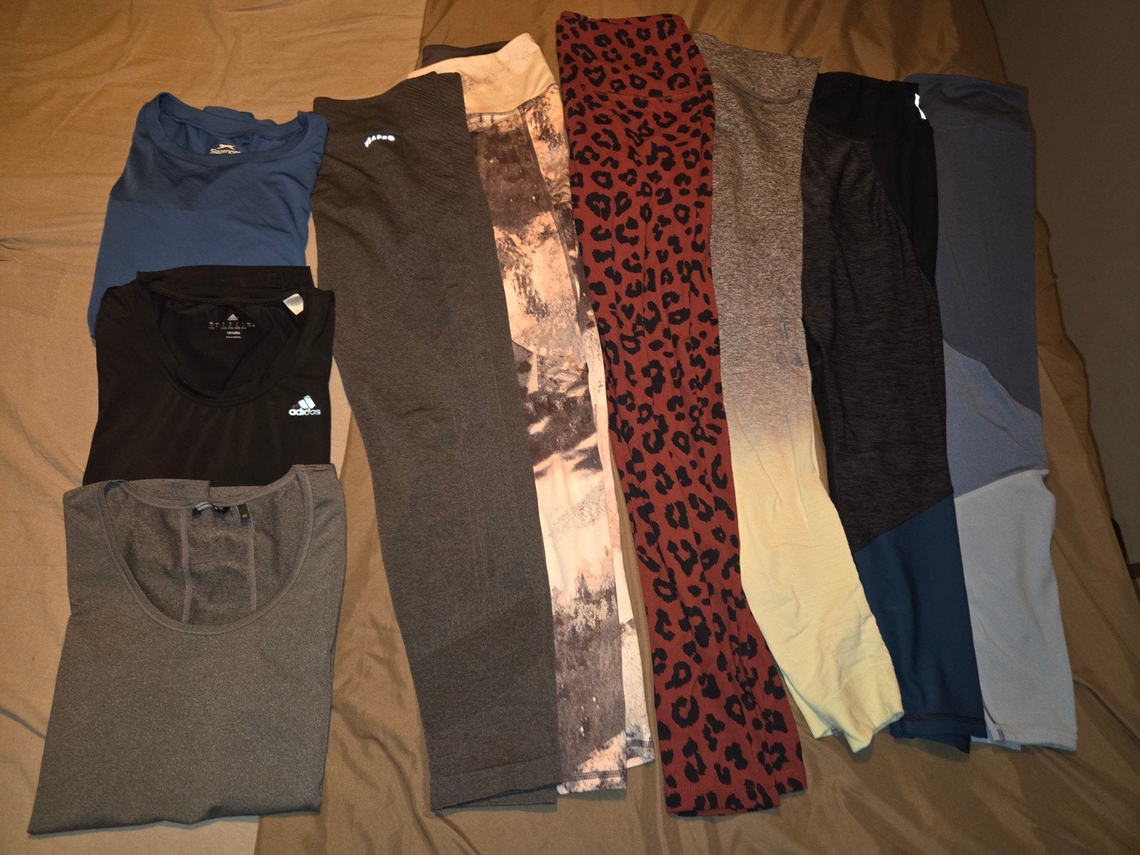Pakket sportkleding M/L 9 stuks, Ophalen of Verzenden, Zo goed als nieuw, Maat 38/40 (M)
