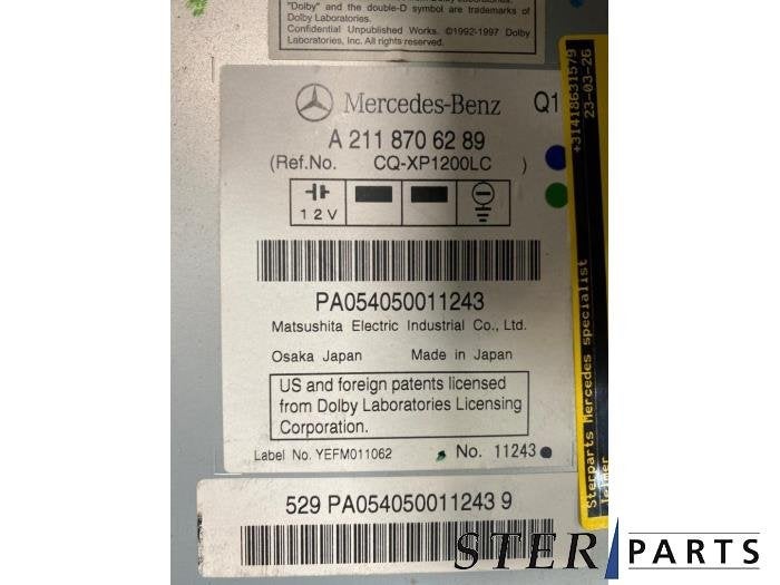 Navigatie Systeem van een Mercedes E-Klasse, Gebruikt, -, Ophalen of Verzenden, -