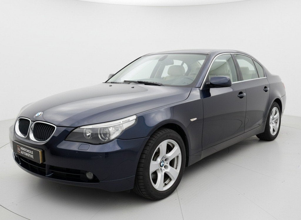 Bmw 5-SERIE 530XI, AUTOMAAT, SCHUIFDAK, HEADUP, Auto's, Automaat, Gebruikt, 2996 cc, Leder