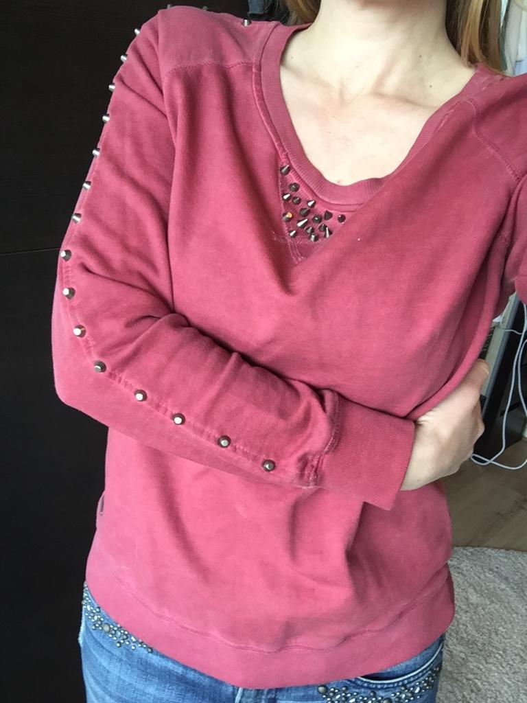 The Sting Seven sisters bordeaux rood sweater trui studs M, Maat 38/40 (M), The Sting, Nieuw, Ophalen of Verzenden