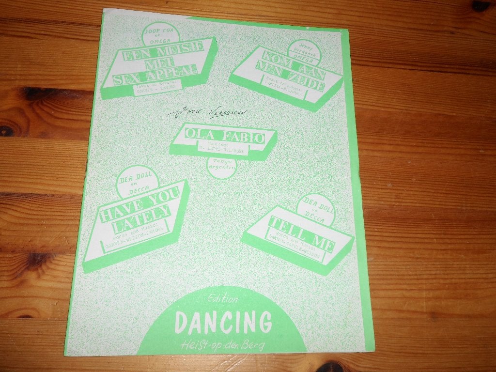 Edition dancing 1962, Gebruikt, Ophalen of Verzenden, Keyboard, Artiest of Componist