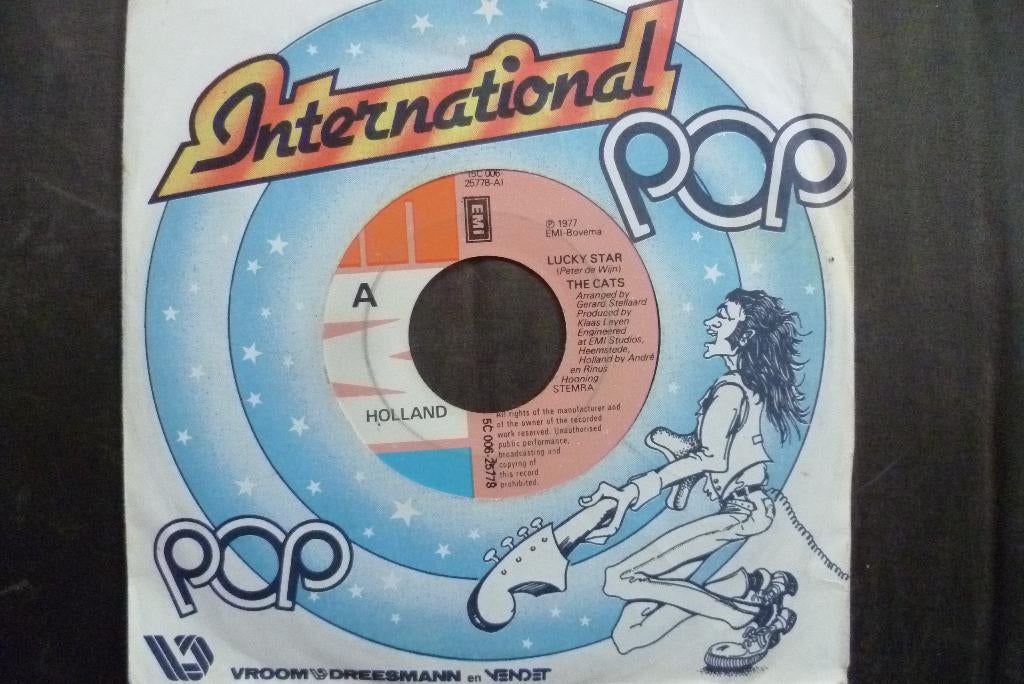 the cats - lucky star/ lorene, Cd's en Dvd's, Vinyl Singles, Overige genres, 7 inch, Single, Ophalen of Verzenden