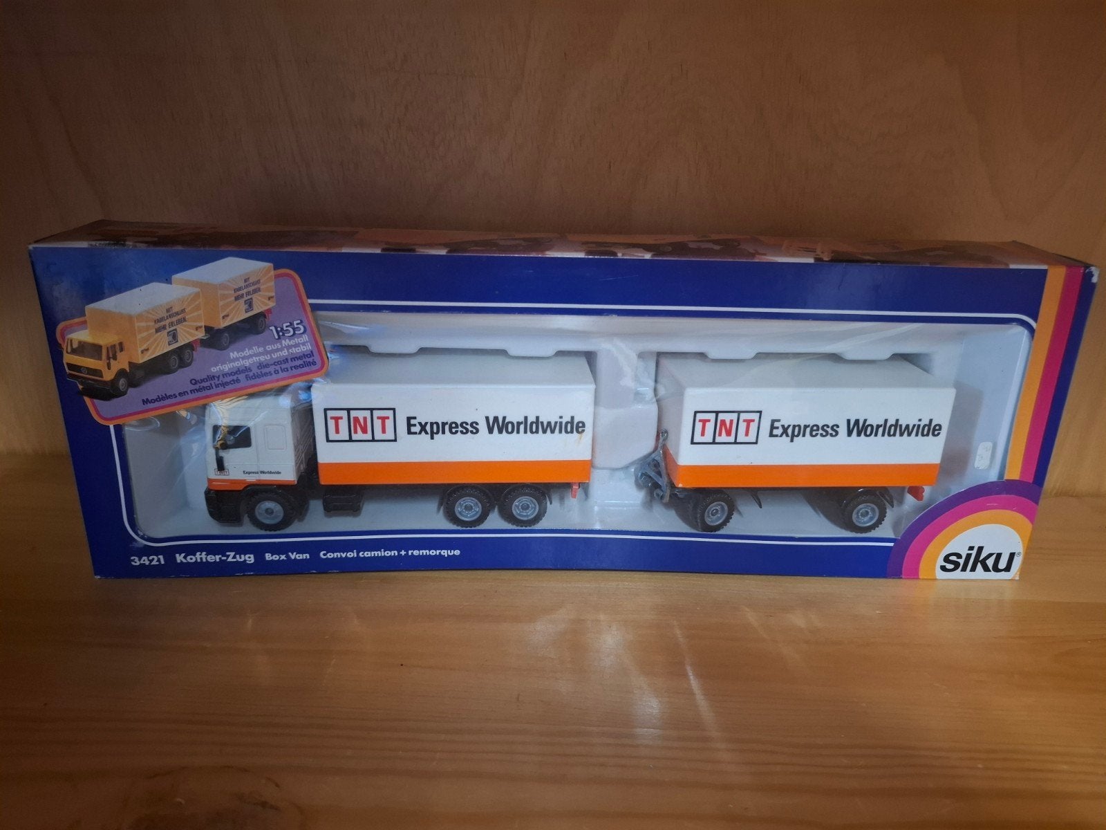 Siku DAF 95 TNT Combi Vrachtwagen met Oplegger, Ophalen of Verzenden, Nieuw