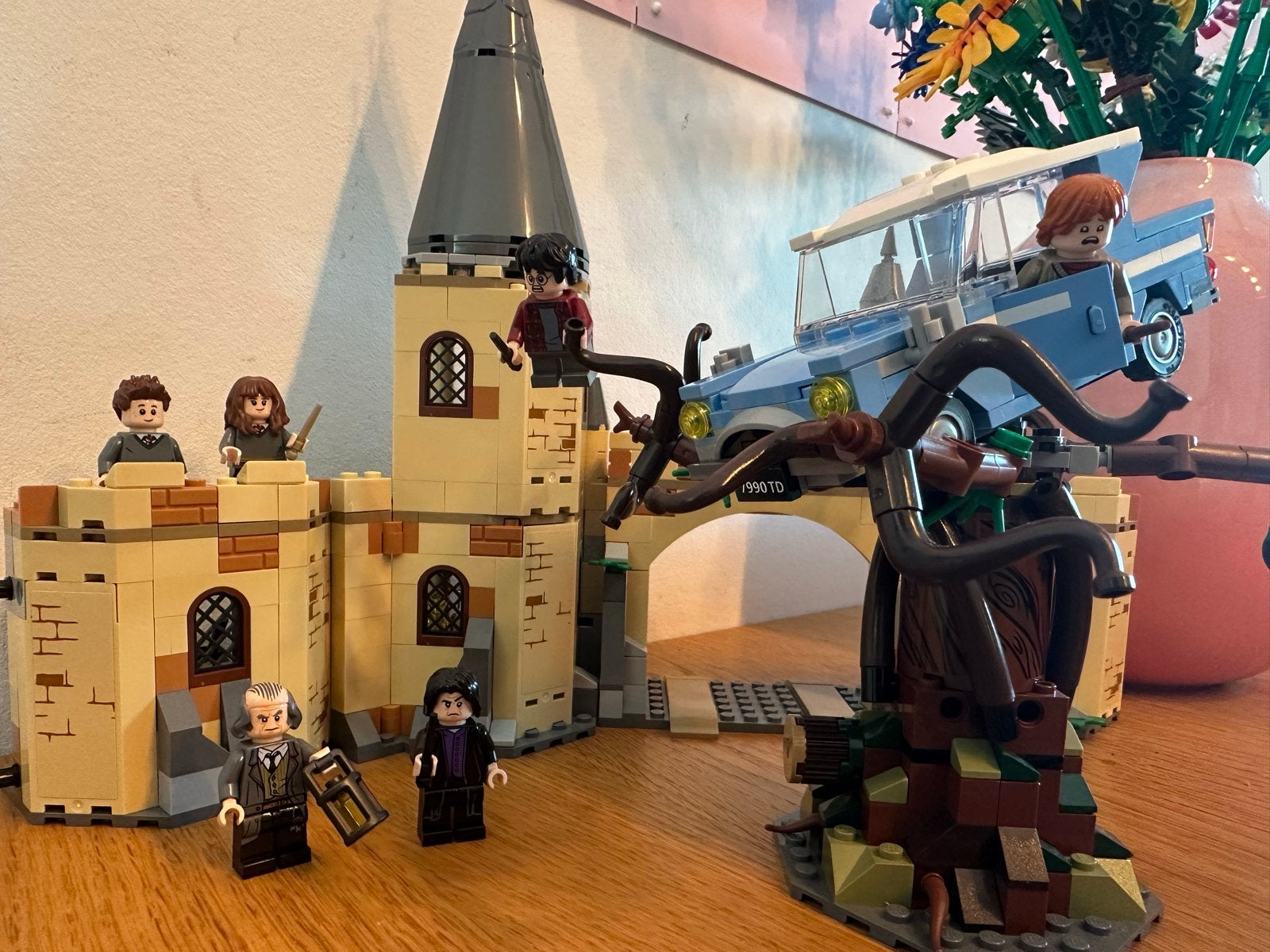 Lego Harry Potter De Beukwilg (75953) compleet met boekjes, Gebruikt, Lego, Harry Potter, Ophalen of Verzenden