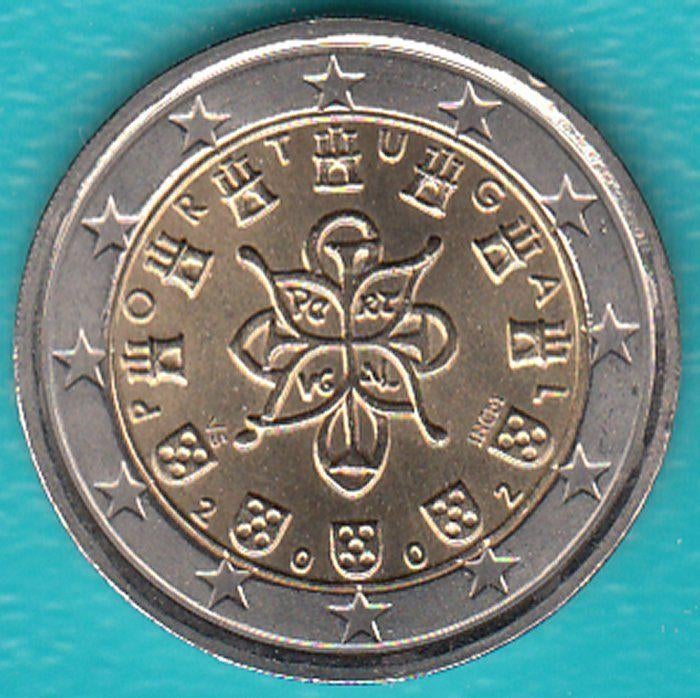 Portugal 2 euro 2002 UNC in munthouder, Postzegels en Munten, Munten | Europa | Euromunten, Ophalen of Verzenden, Portugal, 2 euro