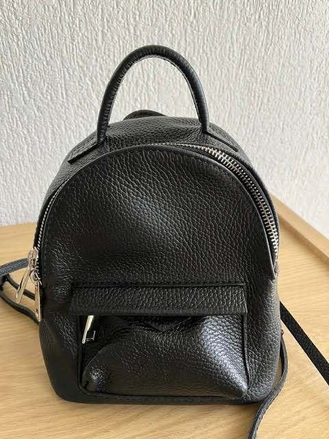 Splinternieuw zwart leren rugzakje, Overige merken, Minder dan 30 cm, Verzenden, Nieuw