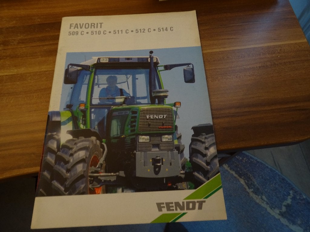 Fendt Favorit 509C TOT 514C Folder, Ophalen, Nieuw, Folder