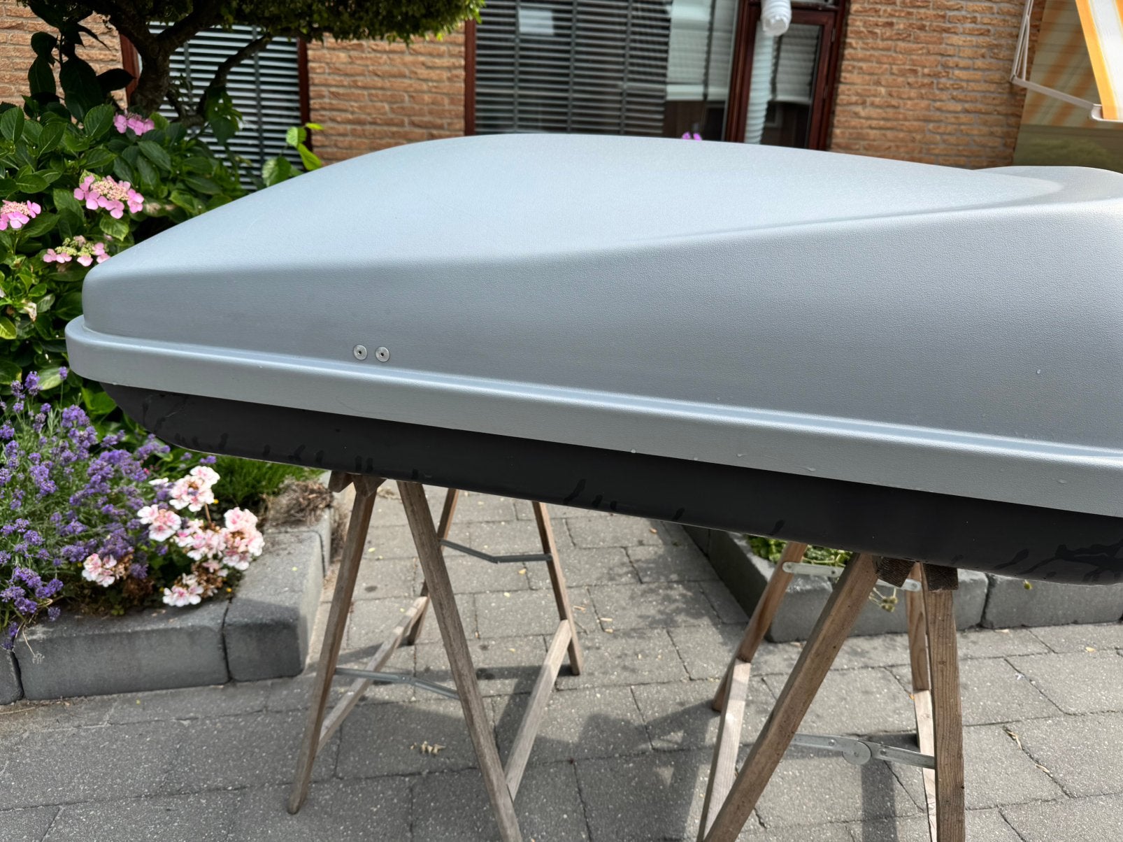 Dakkoffer merk HAPRO type roady 311 inhoud 310 liter, Auto diversen, Dakkoffers, Ophalen, Zo goed als nieuw
