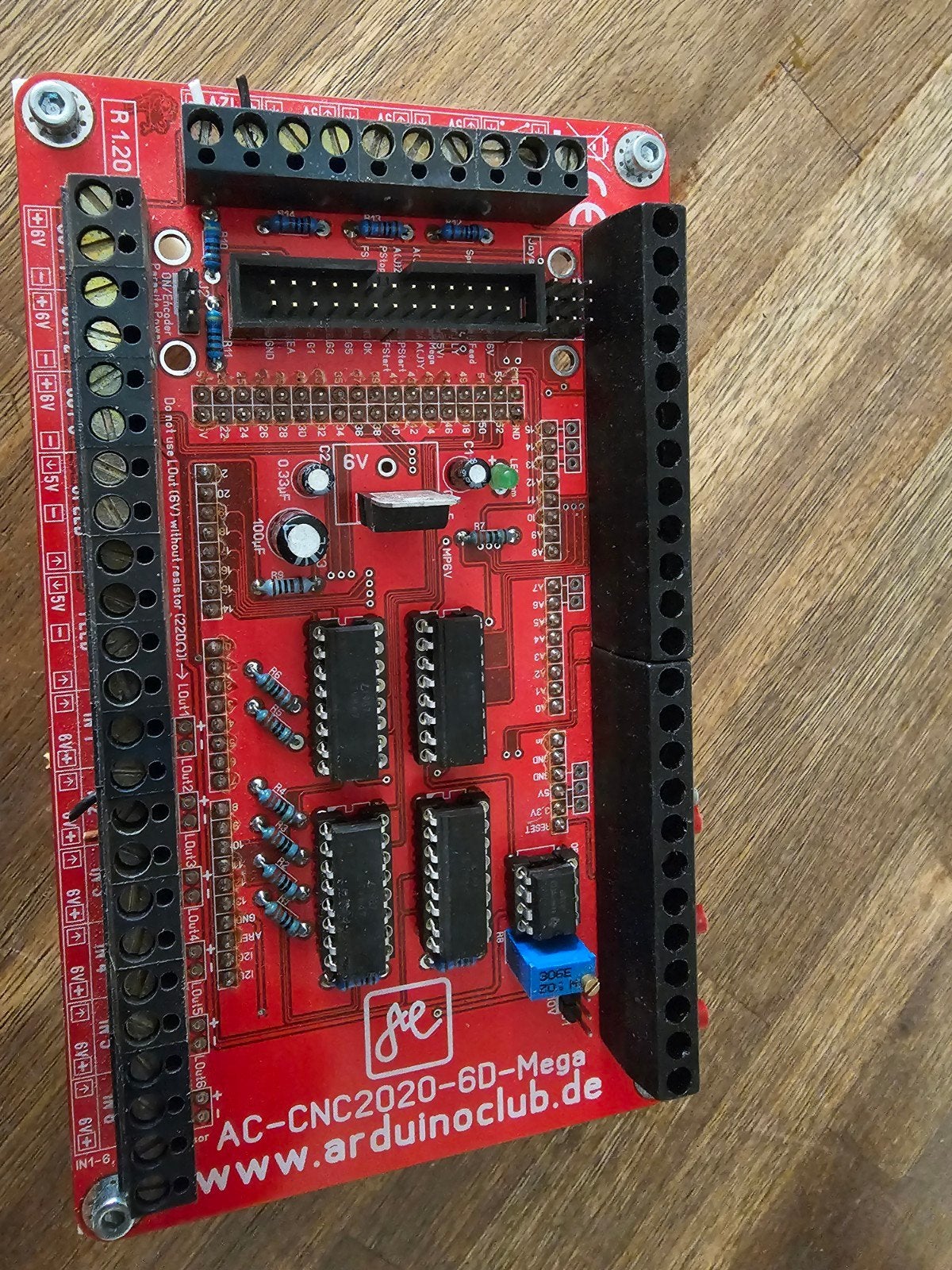 ESTLCAM CNC kaart - AC-CNC2020-6D-Mega cnc controller, Ophalen of Verzenden, Gebruikt