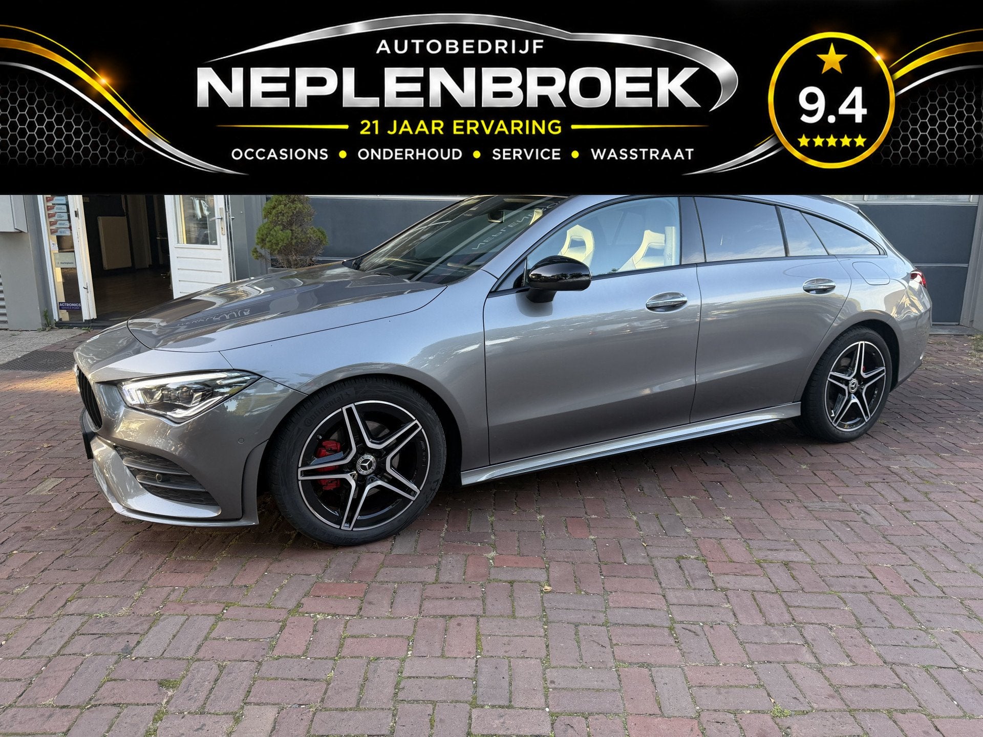 Mercedes-Benz CLA-Klasse Shooting Brake 180 Business Solutio, 136 pk, Gebruikt, 4 cilinders, Leder en Stof