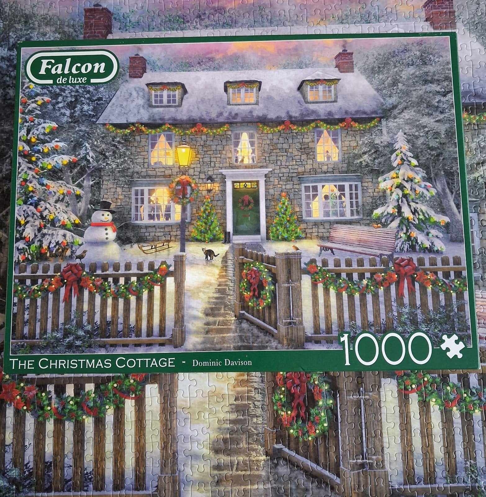 Falcon puzzel 1000 stukjes, Ophalen of Verzenden, 500 t/m 1500 stukjes, Zo goed als nieuw, Legpuzzel