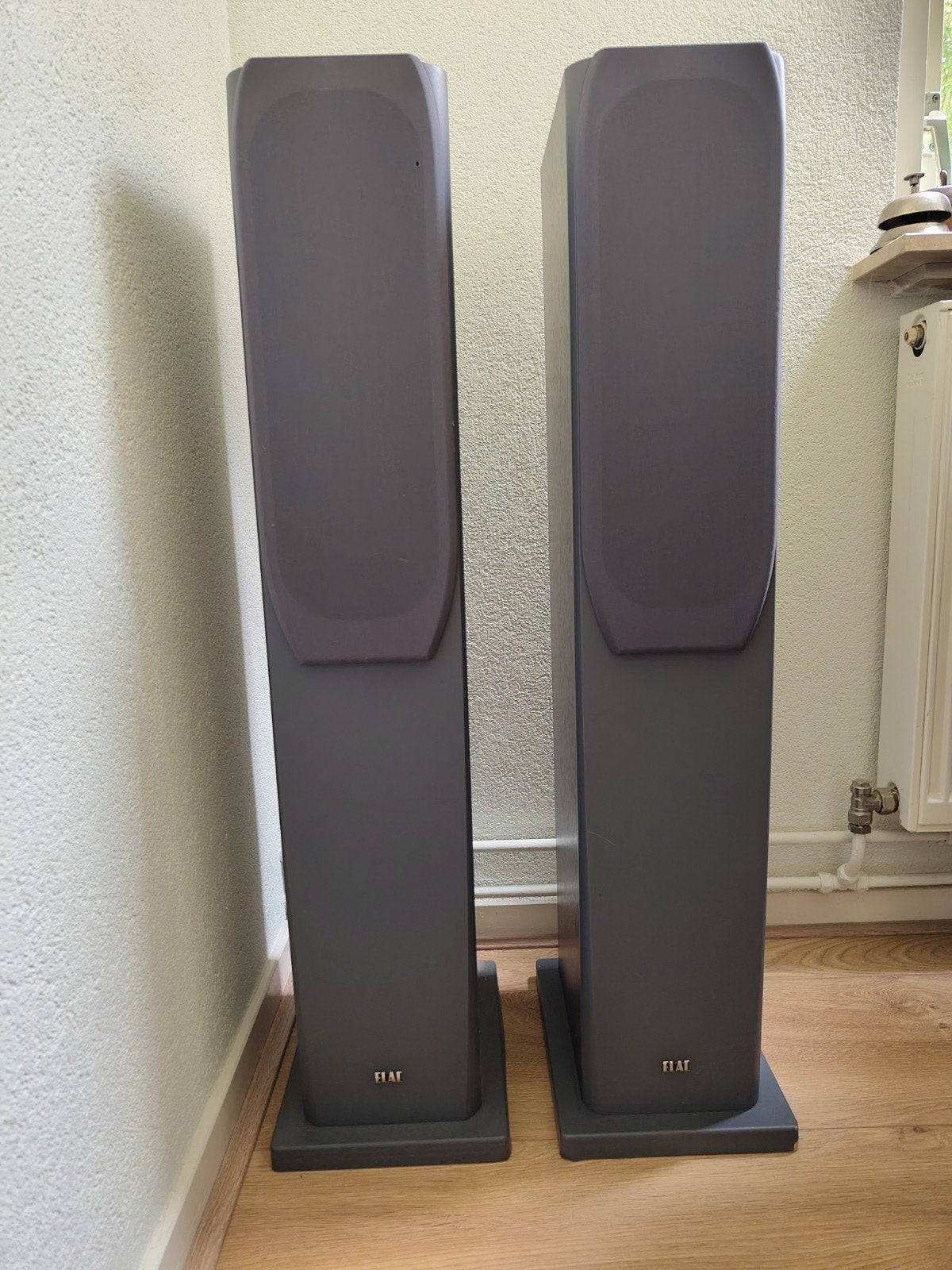 ELAC FS 57 Vloerstaande Luidsprekers - Gebruikt, Vloerstaande luidspreker, Gebruikt, 60 tot 120 watt, Geschikt voor surround/home cinema