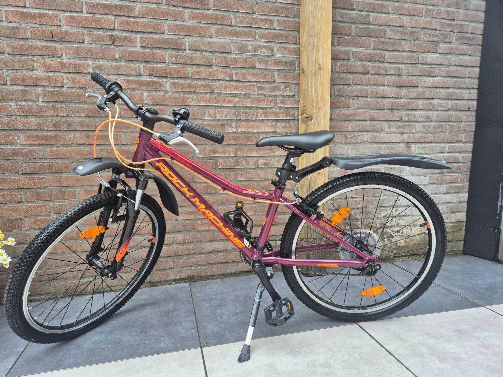 Rock Machine Mountainbike 24 inch - Zo goed als nieuw, Fietsen en Brommers, Minder dan 45 cm, Ophalen, Zo goed als nieuw, Overige merken
