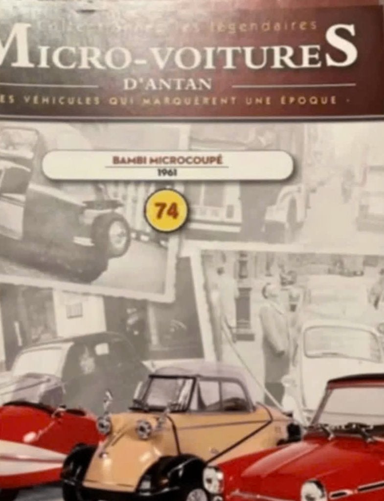 Bambi Microcoupe 1961 schaal 1/43 MICRO d'antan auto's # 74, Verzenden, Nieuw, Auto, Overige merken
