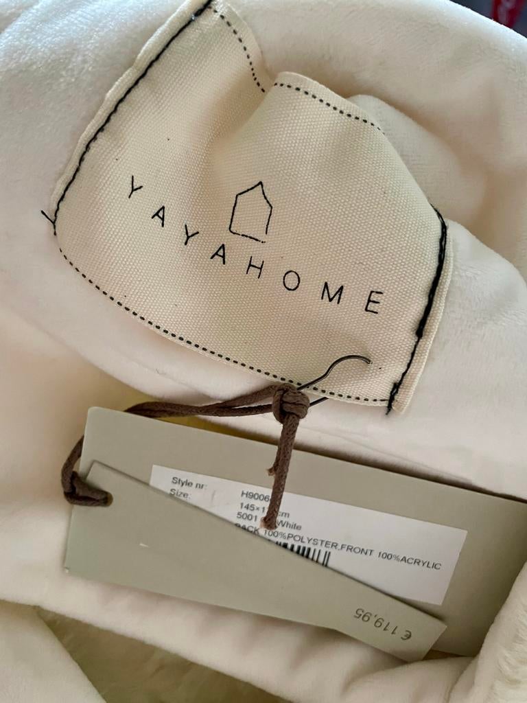 YAYA nieuw Woon Plaid 145x170cm, Huis en Inrichting, Ophalen of Verzenden, Nieuw