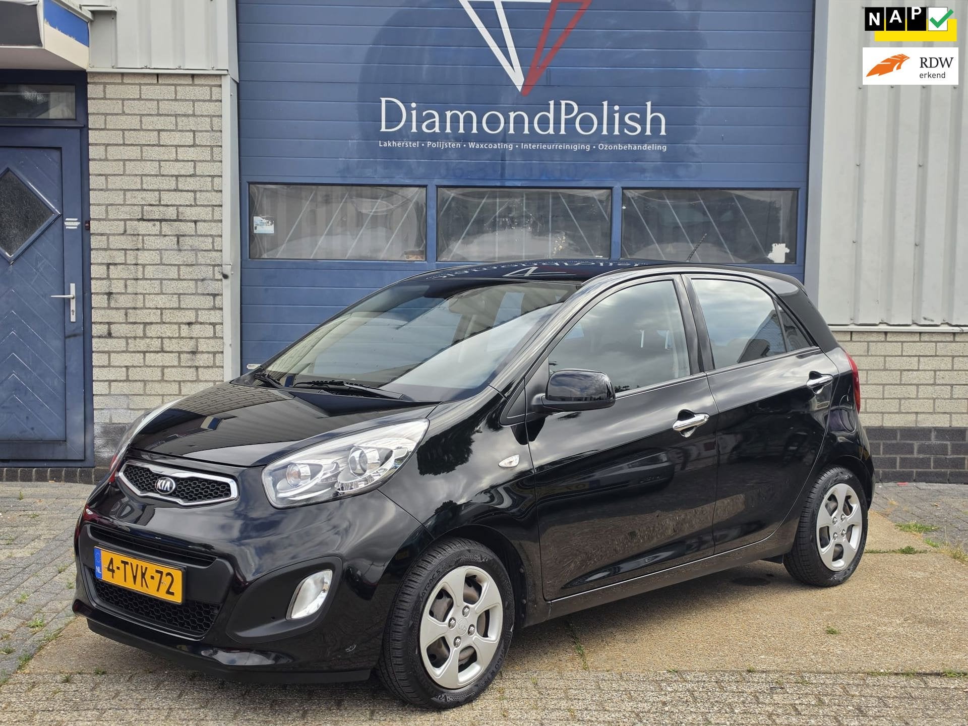 Kia Picanto 1.0 CVVT BusinessLine l Airco l Nieuwe APK, Voorwielaandrijving, Euro 5, Gebruikt, 400 kg